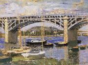 Claude Monet The Bridge at Argenteuil painting